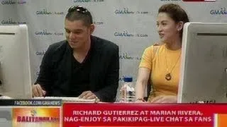 BT: Richard Gutierrez at Marian Rivera, nag-enjoy sa pakikipag-live chat sa fans