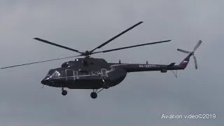 Шереметьево. Суббота. А320 Edelweiss и вертолеты МИ-8, Agusta-Westland AW-139.01.06.2019