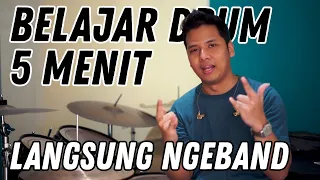 BELAJAR DRUM PEMULA || HOW TO EASILY BUILD A BEAT / RHYTHM FOR THE BEGINNER DRUMMER English Subtitle