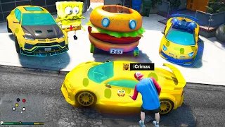 Ich KLAUE alle SPONGEBOB AUTOS in GTA 5 RP!