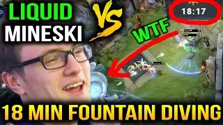 MIRACLE IS CRAZY 18 Min Fountain Diving Liquid VS Mineski - Game 2 Dota 2