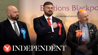 Moment Labour election victory announced in Blackpool South