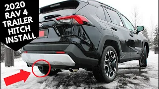 With this tow hitch - ANYONE can install a 2020 Toyota RAV4 Trailer Hitch