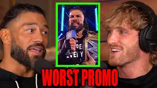 ROMAN REIGNS REVEALS HIS WORST PROMO OF ALL-TIME