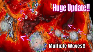 Huge Tropical Update, Multiple Waves!! - The WeatherMan Plus Weather Channel
