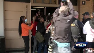 Planned protest at Louisville high school gets out of hand with police called in to assist