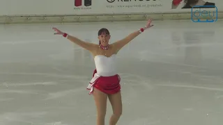 Ellie Huntington. Oberstdorf 2019. Silver Ladies I FS. 1st place