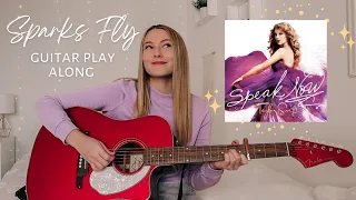 Taylor Swift Sparks Fly Guitar Play Along (REP tour acoustic) - Speak Now // Nena Shelby