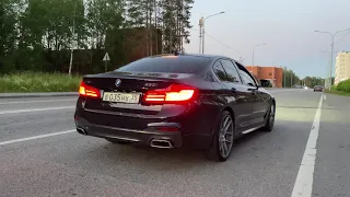BMW G30 530i xDrive (M Performance exhaust sound)