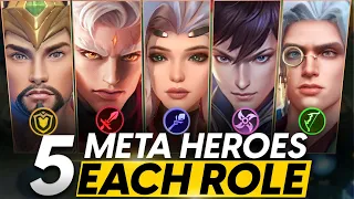 TOP 5 META HEROES FROM EVERY ROLE TO BAN OR PICK IN SEASON 28