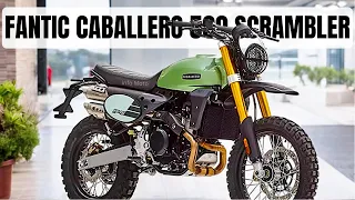 NEW 2024 Fantic Caballero 500 Scrambler: A Modern Icon Retains Its Retro Charm