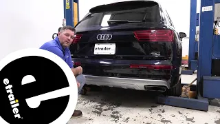 etrailer | Stealth Hitches Hidden Trailer Hitch Installation - 2017 Audi Q7