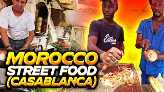 Morocco Street Food in the old city of Casablanca الدار البيضاء، المغرب I Street Food Explorer