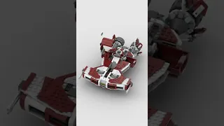 LEGO Jedi Defender-class Cruiser 🌟 Satisfying Building Animation #shorts