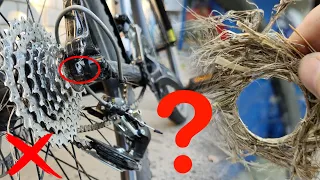 What can damage a bike? Bicycle rear derailleur repair
