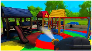 Cleaning the FILTHIEST PLAYGROUND EVER in PowerWash Simulator