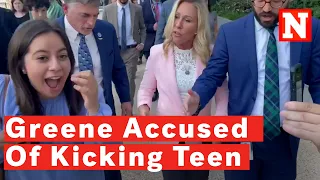 Marjorie Taylor Greene Accused Of Kicking Teen Gun Control Activist