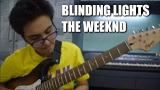 Blinding lights- The Weeknd cover Guitar (synth,electric drums )cover