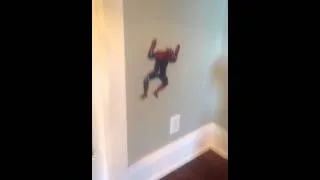 Climbing Spider-Man toy