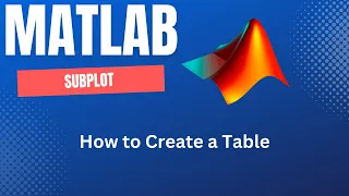 How to Create a Table in MATLAB