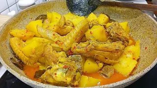 Begini Cara Mama Mertua masak ayam kampung, tanpa santan enaknya kebangetan