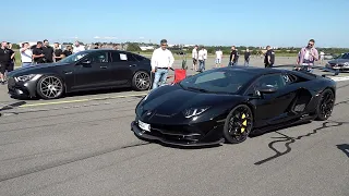 760HP Mercedes-AMG GT 63 S 4Matic+ 4door vs Lamborghini Aventador SVJ Roadster