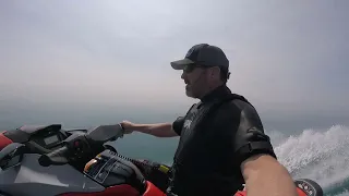 Super flat Lake Huron on SeaDoo GTI 170 SE - Summer 2023