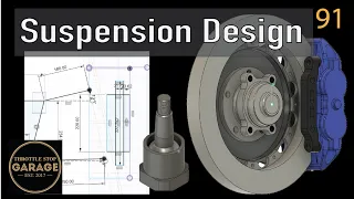 Designing Car Suspension - From Analysis to Design.  Front View.