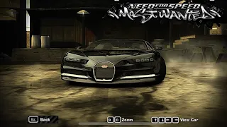 Bugatti Chiron | customisation +Gameplay | Need for speed most wanted 2005