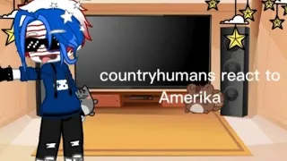 countryhumans react to Amerika