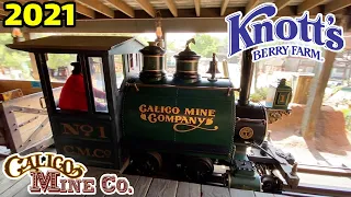 Calico Mine Train FULL RIDE on first passholder preview day 2021 at Knott's Berry Farm