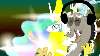 Discord Reacts to Celestia's Banana Song! |WHY CELESTIA?! WHY?!|