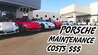 HOW MUCH Does it REALLY COST for Porsche Maintenance??