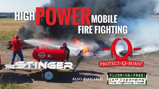 Stinger Trailer - Mobile Fire Fighting Foam Unit with High Power Response
