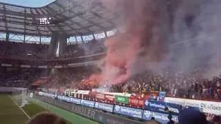 CSKA Supporters pyro vs. Lokomotiv