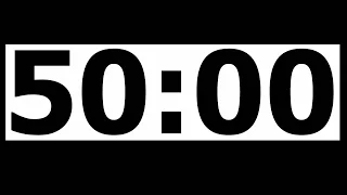 50 Minute Countdown Timer with Alarm