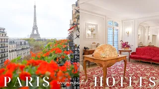 Paris 5 recommended hotels with Eiffel Tower view, cute metro products and flower shop | Paris vlog