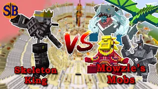 Skeleton King (Fish's Undead Rising) vs Mowzie's Mobs | Minecraft Mob Battle