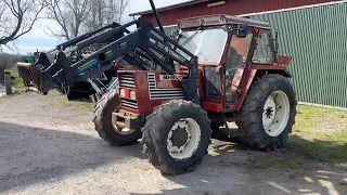 Köp Traktor Fiat 80-90 DT med frontlastare på Klaravik