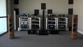 SONUS FABER OLYMPICA NOVA 3 SPEAKERS + MCINTOSH MA8900 + AURENDER A10 SERVER + SYNERGISTIC RESEARCH