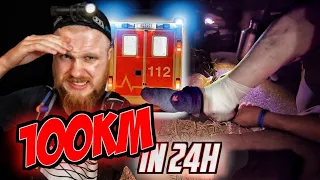 KÖRPER AM LIMIT!💀😱 - 100Km in unter 24h ZU FUẞ! (MegaMarsch 2019 Berlin)