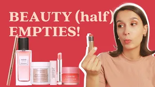 BEAUTY (half) EMPTIES | favorite products 2021