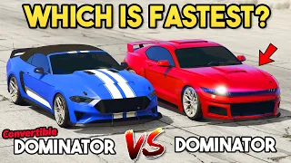 GTA 5 ONLINE - DOMINATOR GT VS DOMINATOR GTX (WHICH IS FASTEST?)