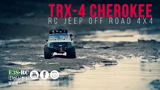 E3S-RC Traxxas TRX-4 - Jeep Cherokee XJ / RC off road truck 4x4 / Rc Mudding