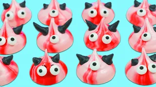 How to Make Cute & Delicious Mini Devil Meringue Cookies | Fun & Easy DIY Halloween Treats!