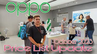 OPPO Price List Update October 2023 / Oppo Reno 10 Series  / Reno 8T Series / Oppo A58 / A78 / A98
