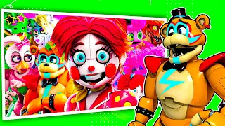 Glamrock Freddy's ANIMATION REACTION with Circus Baby