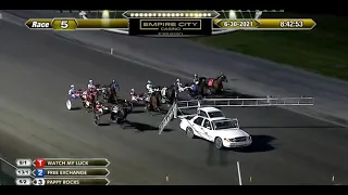 Yonkers Raceway  - Harness Driver George Brennan Wins His 11,000 Race