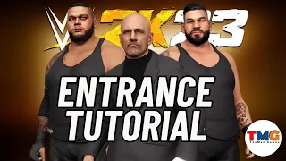 WWE 2K23 : The Authors of Pain Entrance Tutorial! Plus Gameplay!