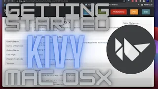 Getting Started with Kivy | Setup | Walkthrough | Intro | for MacOSX